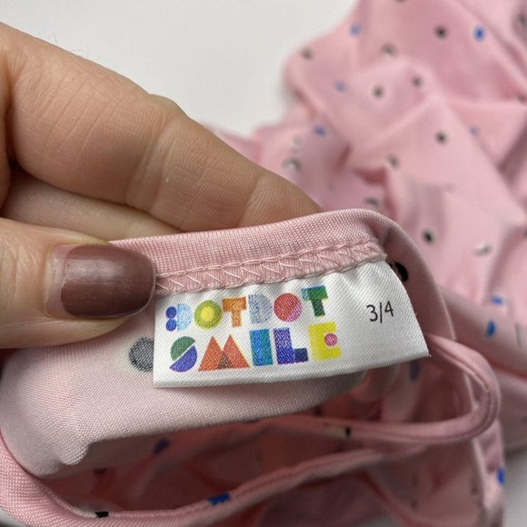 Dot Dot Smile Pink Girls Dress Size 3/4 - Picture 6 of 7